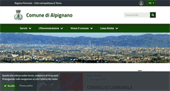 Desktop Screenshot of comune.alpignano.to.it
